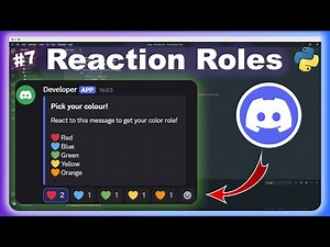 How to Make a Reaction Role Bot in Python (2025) | Episode 7