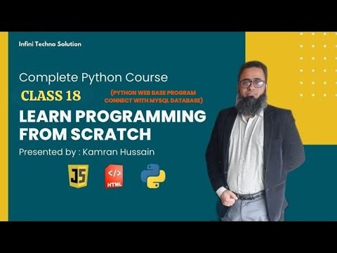 Class 18 | Connect Python Web base Code with MySQL Database | Beginner Guide