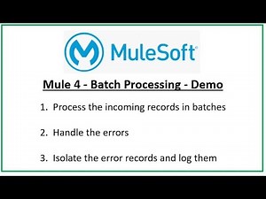 How to handle error records in Mule 4 Batch Processing