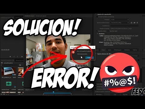 How to fix the Adobe Premiere error "Failed to compile the movie" | Easy! ✅