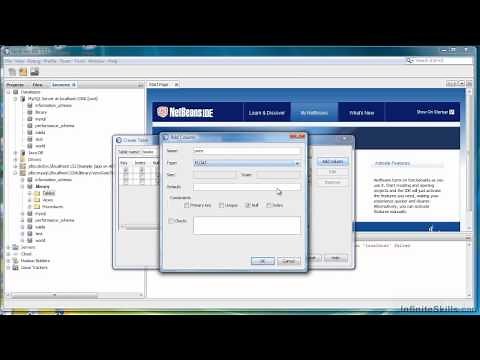 Java Database Programming Tutorial | Creating Table In NetBeans