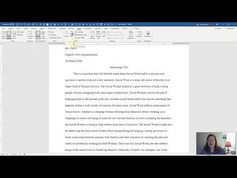 How to Apply True Double Spacing and One-Inch Margins to Your MLA Documents