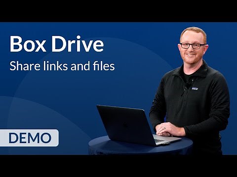 Learn to share links and files in Box Drive