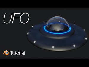 [2.83] Blender Tutorial: How to Make a UFO for Beginners