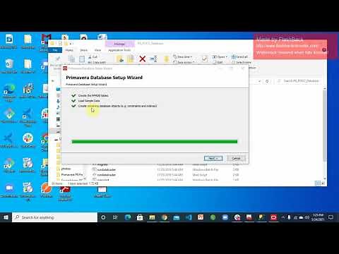 06 How to configure database and install Primavera P6 Professional