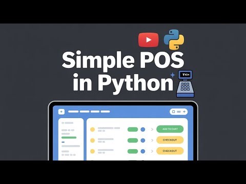 Simple POS System in Python Tkinter | Full Project for Beginners (Free Source Code)