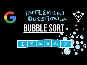 Bubble Sort - Coding Interview Question - JavaScript