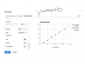 Creating an XY Scatter Graph on Google Sheets