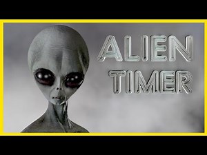 👽 1 Minute Alien Timer // Scary Countdown 4K