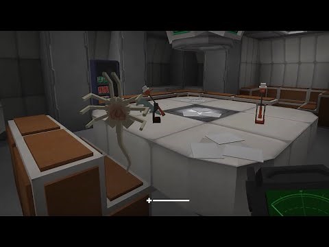 ALIEN Isolation in minecraft. motion tracker and facehugger | horror map vanilla WIP
