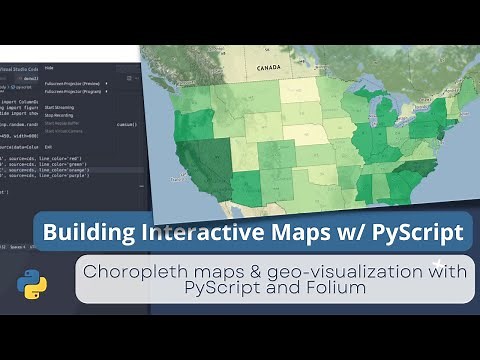 PyScript Tutorial #5 Building an interactive map w/ Folium & PyScript