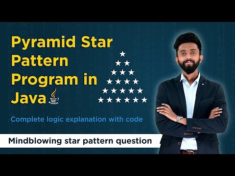 How To Solve Pyramid Star Pattern Program In Java? Pattern Programming