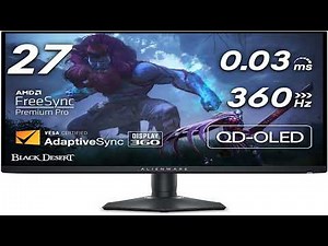 Alienware AW2725DF OLED Gaming Monitor Review
