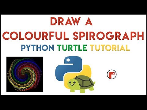 Python Turtle - Colourful Spirograph Tutorial