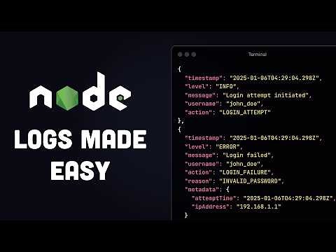 The BEST Way to Log in Node.js - Winston