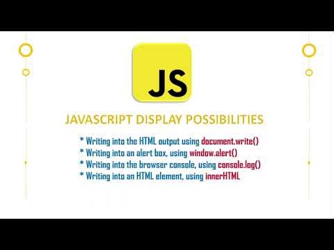 javaScript Display Possibilities -output in javaScript