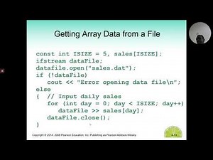 C++ Chapter 8 Arrays