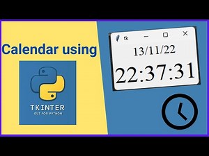 How to make a Calendar App using Python UI!