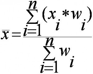 Weighted Mean: Formula: How to Find Weighted Mean - Statistics How To