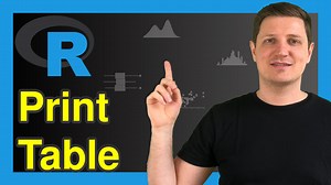 Print Table in R (2 Examples) | How to Show in RStudio Console & View