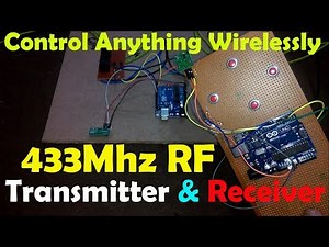 Arduino 433mhz rf transmitter and receiver module, rf wireless data transfer, rf 433mhz tx and rx