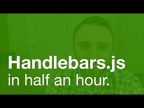 Handlebars.js Tutorial (webpack integration at the end)