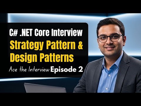 The Strategy Pattern & Design Patterns | C# .NET Core Interview (Episode 2)