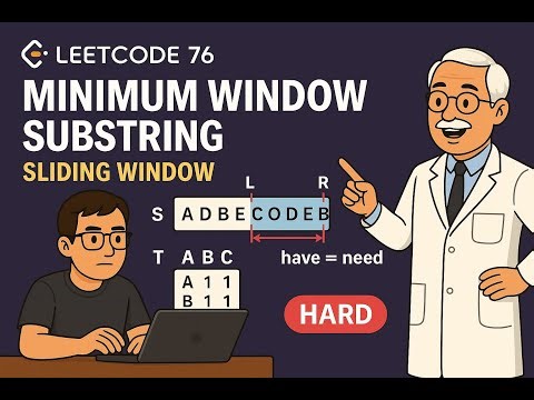 HOW - LeetCode 76 Minimum Window Substring [hard]