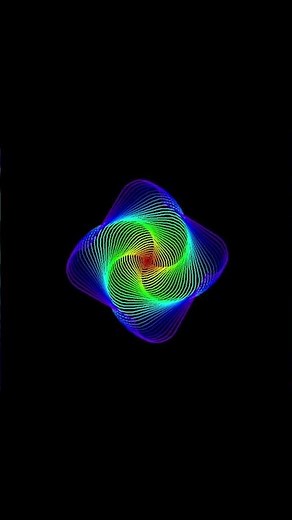 Python Turtle Art: Amazing Coding Visuals #shorts