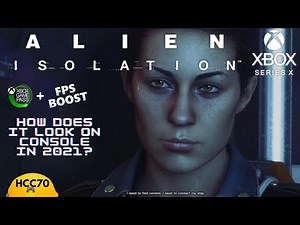Alien: Isolation on XBOX SERIES X | Testing FPS Boost!! 60 FPS