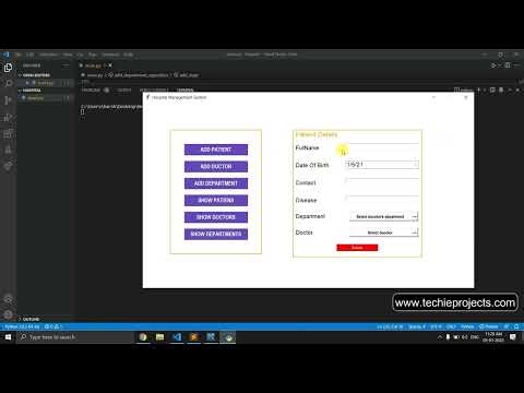 Hospital Management System Project Using Python
