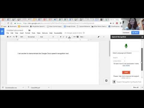 Speech to Text in Google Docs