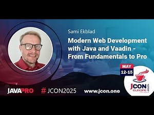 Modern Web Development with Java and Vaadin - From Fundamentals to Pro | Sami Ekblad (EN)