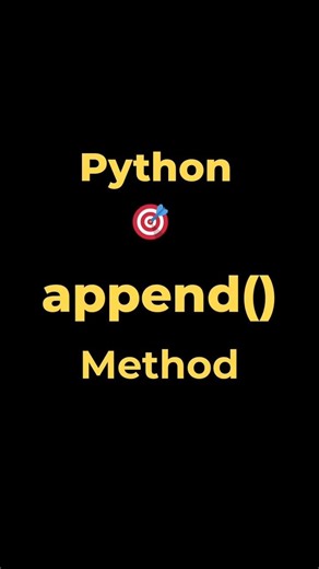1. append() method in List class | Python #coding #datascience
