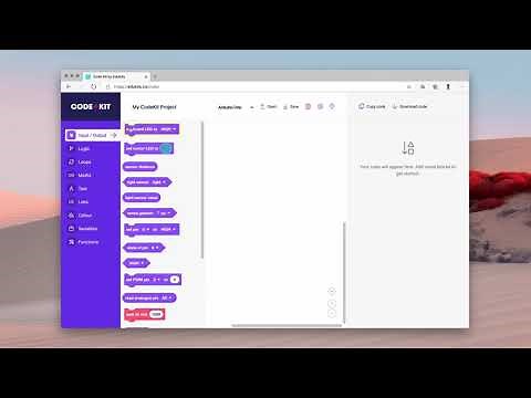 Drag and Drop Coding for Arduino: Meet Code Kit