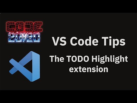 VS Code tips — The TODO Highlight extension