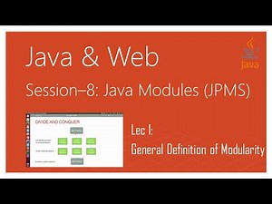 Java 9+ Modularity ( Java 9+ Modules Tutorial ) (JPMS) | #1 | General Definition of Modularity