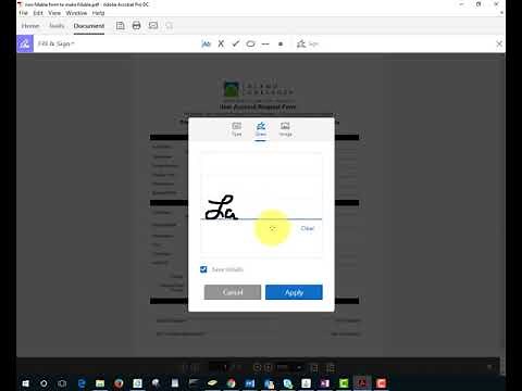 Adobe - how to fill out forms on your computer