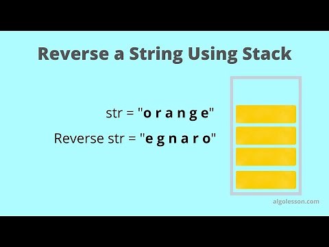 Reverse a String Using Stack