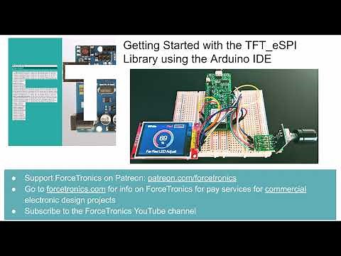 Getting Started with the TFT_eSPI Library using the Arduino IDE