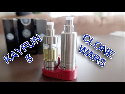 Kayfun 5 Clones: SXK vs. Liefeng | Review and SS build