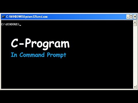 Run C Program in Command Prompt