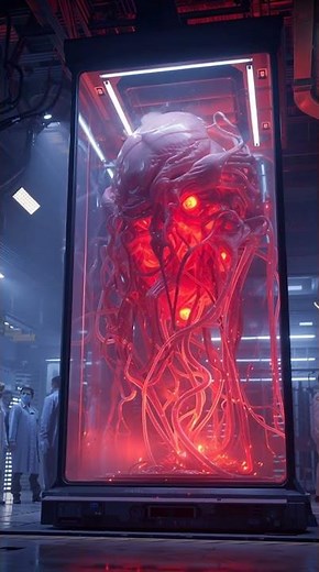 Shapeshifting Alien Bioform in Containment