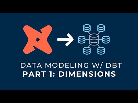 Creating a Data Model w/ dbt: Dimensions (Part 1/3)