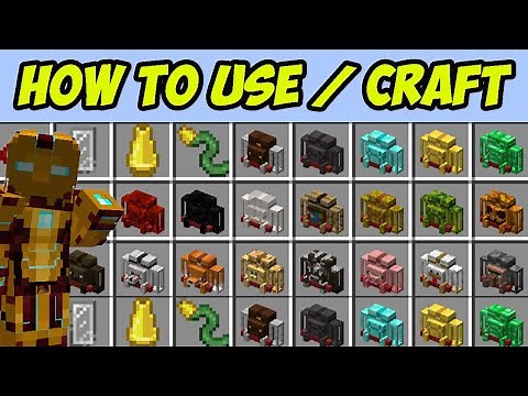 Minecraft Traveler's Backpack HOW TO CRAFT | Minecraft Traveler's Backpack HOW TO USE |