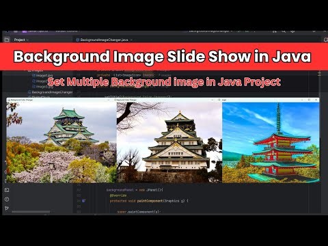 How to Create a Background Image Slideshow in Java Swing | Step-by-Step Tutorial