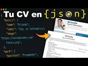 How to create your CV in JSON and display it on the web (with JSON Resume)