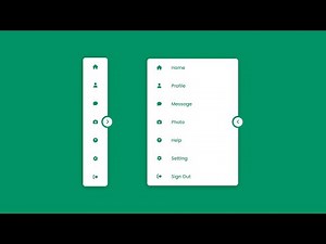 Navigation Drawer Menu Using HTML CSS & JavaScript
