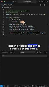 Quick Sort Algorithm In Python Explained!