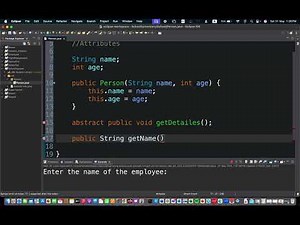 Learning abstract class in Java with Gemini AI Studio
